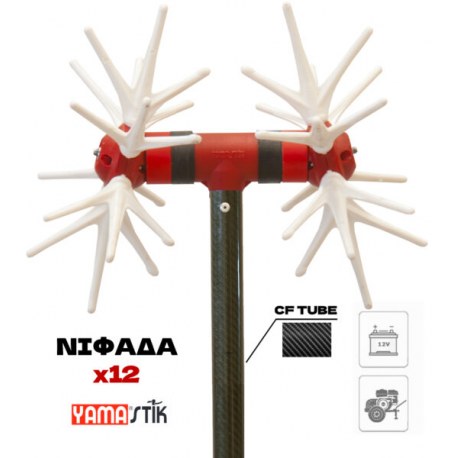 YAMASTIK ΕΛΑΙΟΡΑΒΔΙΣΤΙΚΟ ΄΄ ΝΙΦΑΔΑ Χ12 ΄΄  12-15 V ΜΕ ΚΟΝΤΑΡΙ ΑΠΟ ΑΝΘΡΑΚΩΝΗΜΑΤΑ & ΜΟΤΕΡ ME  ΨΥΚΤΡΕΣ