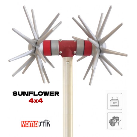 YAMASTIK ΕΛΑΙΟΡΑΒΔΙΣΤΙΚΟ  ”SUNFLOWER 4X4”  24 V ΜΕ ΚΟΝΤΑΡΙ ΑΛΟΥΜΙΝΙΟΥ & ΚΙΝΗΤΗΡΑ ΜΕ ΨΥΚΤΡΕΣ