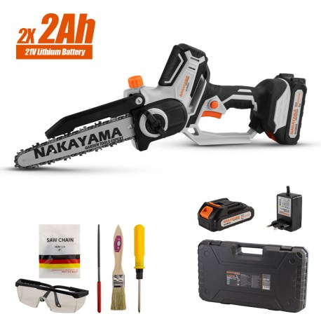 Nakayama EC1200 Κλαδευτικό Αλυσοπρίονο Μπαταρίας 21V 1.3kg με Λάμα 20cm