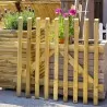 SHOWOOD Ξύλινος φράχτη ΠΟΡΤΑ πηχάκι (3,5 x 4,5εκ.) 90(Υ) x 100εκ.