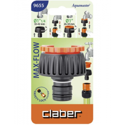 CLABER Υποδοχή βρύσης Max-Flow 1 "1/4 - 1"