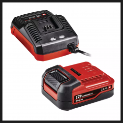 EINHELL Δραπανοκατσάβιδο μπατερίας σετ TE-CD 12/1 3X-Li (1x2,0 Ah)
