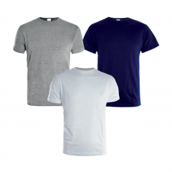 KAPRIOL SET 3 T-SHIRT ΓΚΡΙ / ΛΕΥΚΟ / ΜΠΛΕ