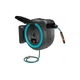 GARDENA Επιτοίχιο κουτί εύκαμπτου σωλήνα PowerRoll XL με μπαταρία, σωλήνας 35 m, τυρκουάζ
