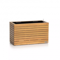 LECHUZA PALO Natural Wood 80 φαρδύ χαμηλό ξύλο ευκαλύπτου