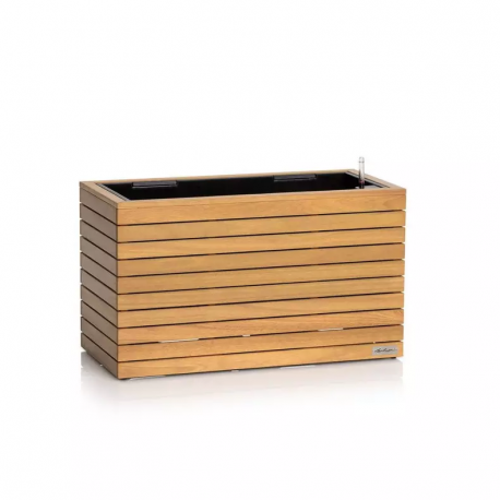 LECHUZA PALO Natural Wood 80 φαρδύ χαμηλό ξύλο ευκαλύπτου