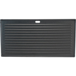 Bormann BBQ1200 Πλάκα Ψησίματος Διπλής Όψης με Μαντεμένια Λεία & Ραβδωτή Επιφάνεια 44x22.5εκ.