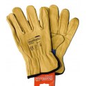 Γάντια δερμάτινα κίτρινα LUX