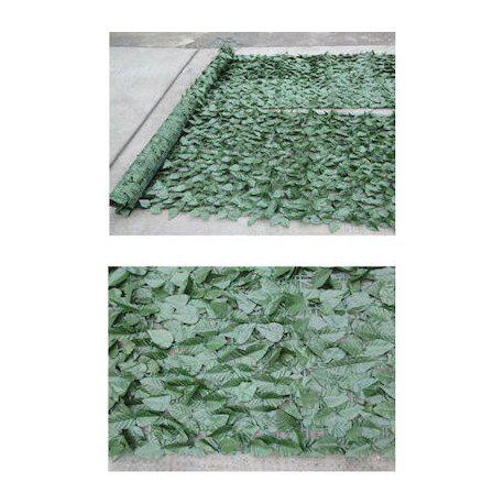 Φράκτης με πλέγμα φυλλωσιάς πράσινος 3x1m BPN1200