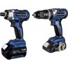 Σετ μπαταρίας brushless δραπανοκατσάβιδο κρουστικό και παλμικό κατσαβίδι 20V Li-ion BBP5000