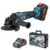 ΓΩΝΙΑΚΟΣ ΤΡΟΧΟΣ BRUSHLESS 20V 125ΜΜ & ΜΠΑΤΑΡΙΑ 4Ah BORMANN PRO BBP5130 (035138)