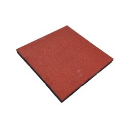 Ελαστικό πλακάκι χρώματος κόκκινου κεραμιδί PL-5050-R